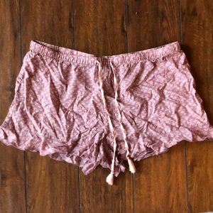Ruffle Pajama Shorts